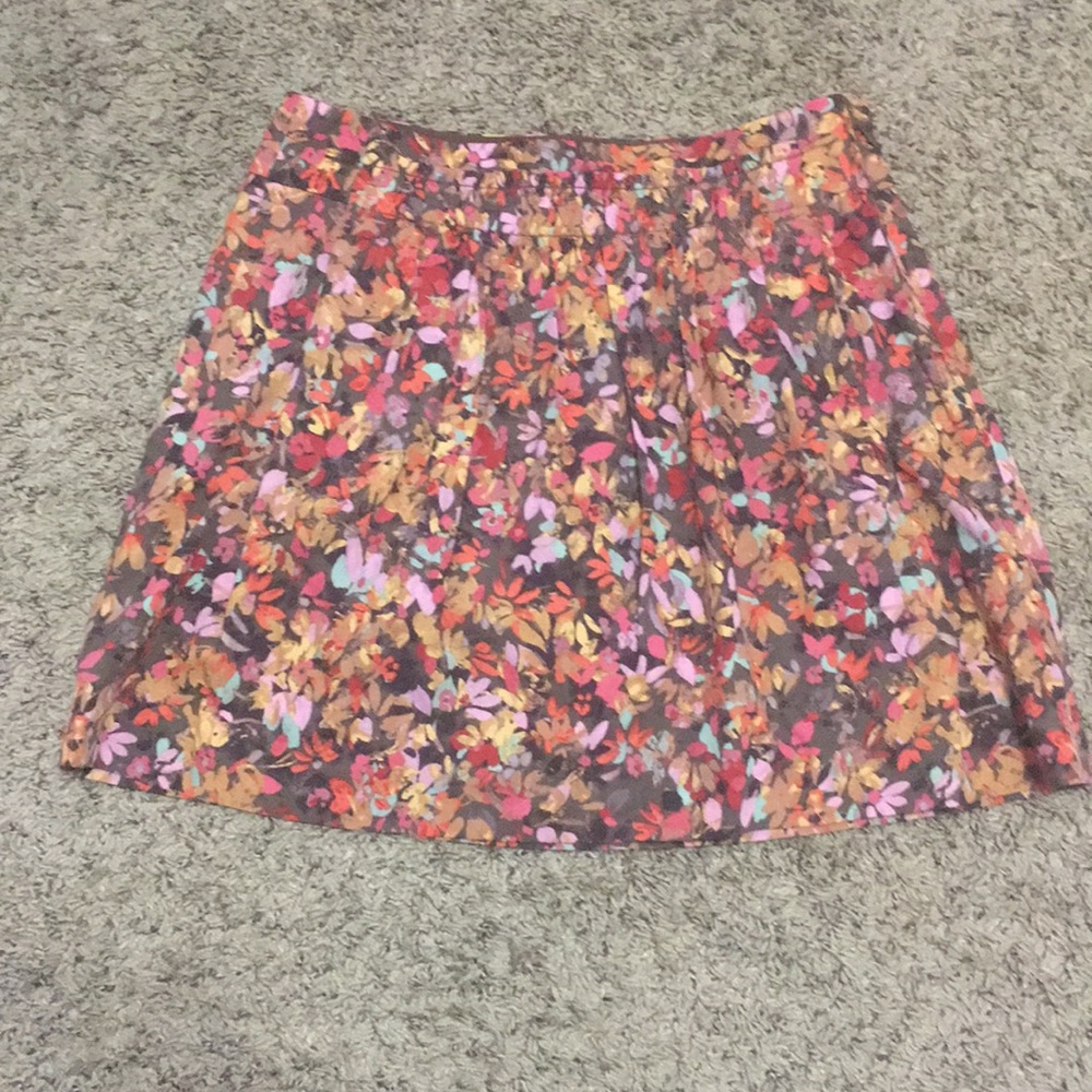 J. Crew Floral Skirt